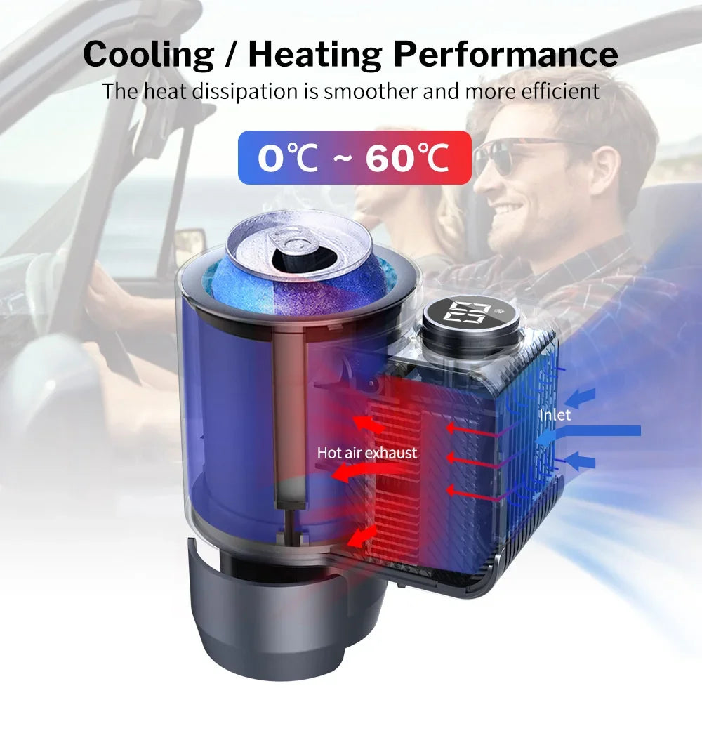 Smart Car Cup Holder Cooling Auto Cup