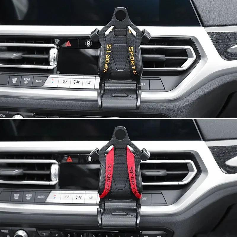 2025 Racing seat Car Phone Holder